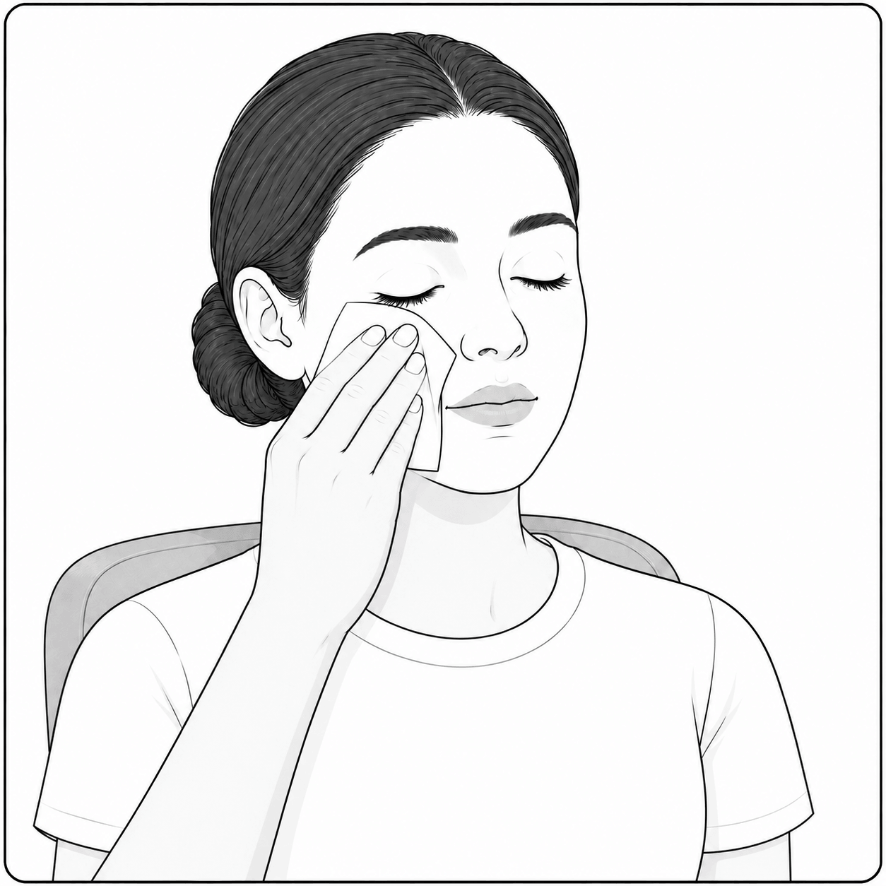 Blink a few times to spread the drop over the eye. If you think you have missed the eye, apply another drop.